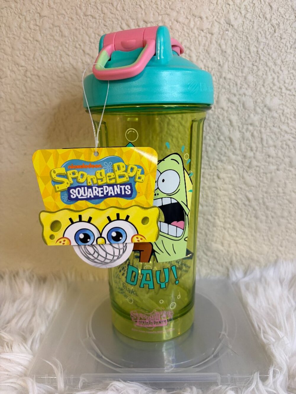 BlenderBottle SpongeBob SquarePants Leg Day Pro28 28 oz Shaker Bottle NWT